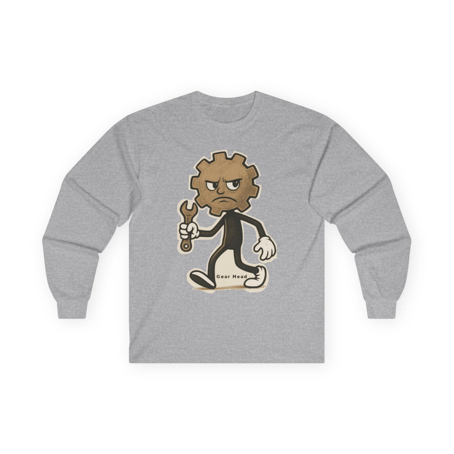 Gear Head - Long Sleeve Tee - Unisex Ultra Cotton Shirt