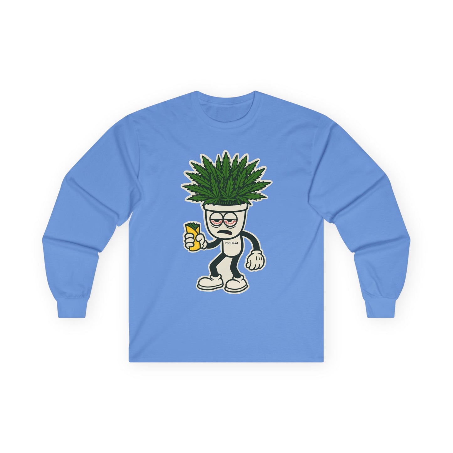 Pot Head - Long Sleeve Tee - Unisex Ultra Cotton Shirt