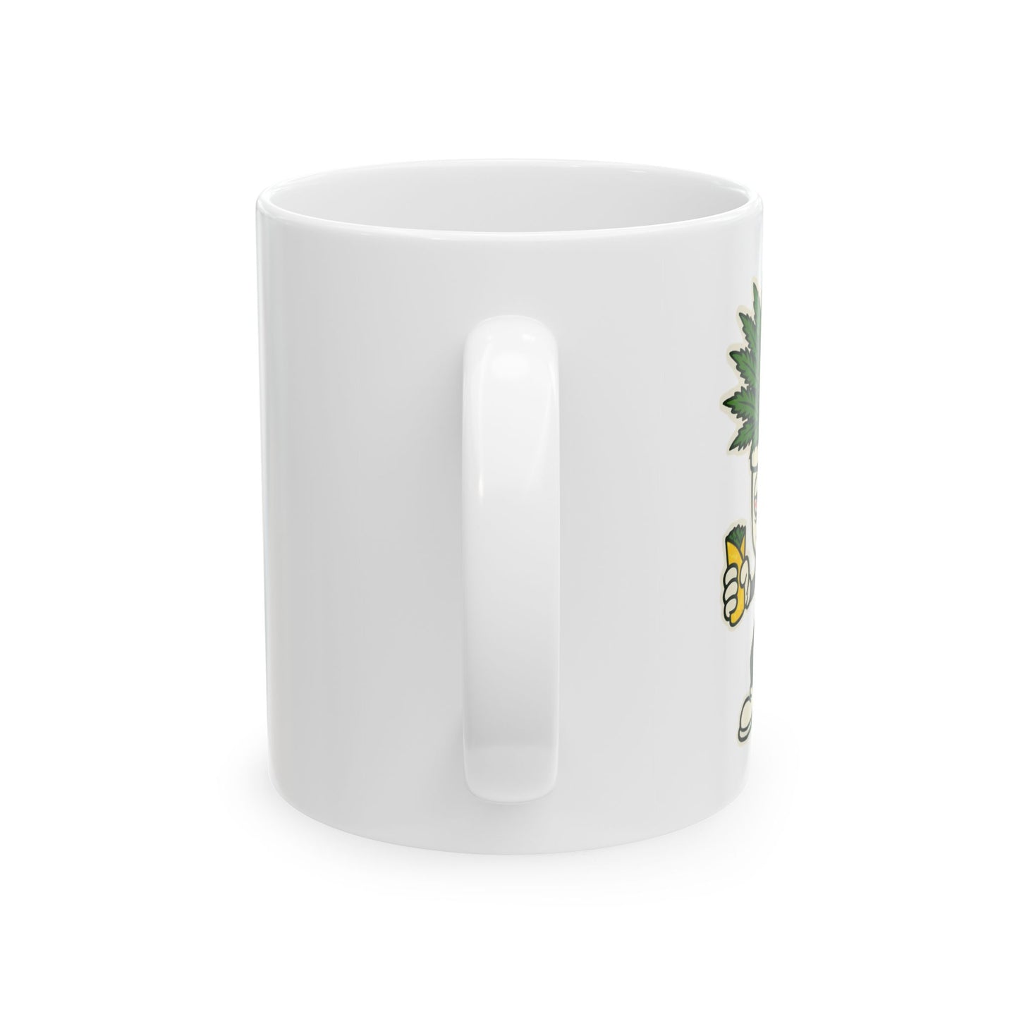 Pot Head - Funny Ceramic Mug - 11oz & 15oz Ceramic Coffee Cup