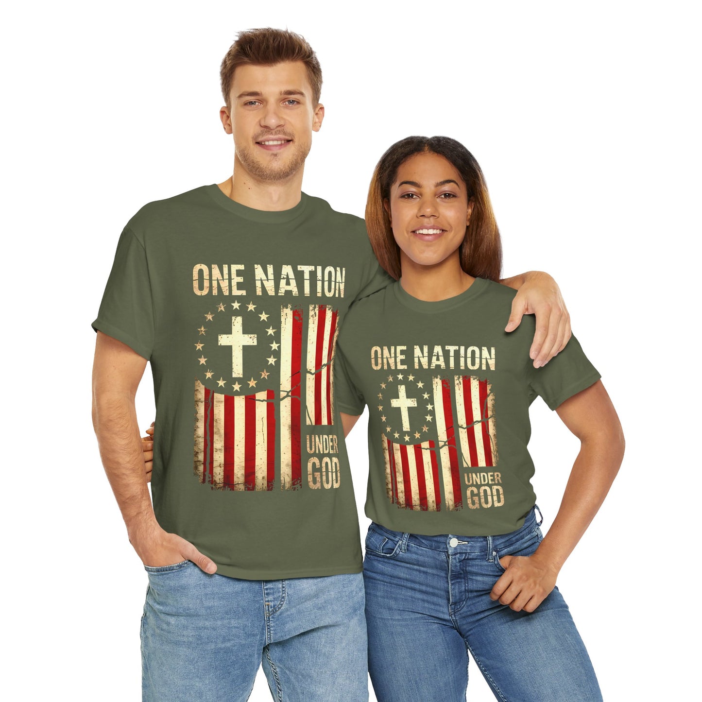 One Nation Under God Tee - Direct to Garment
