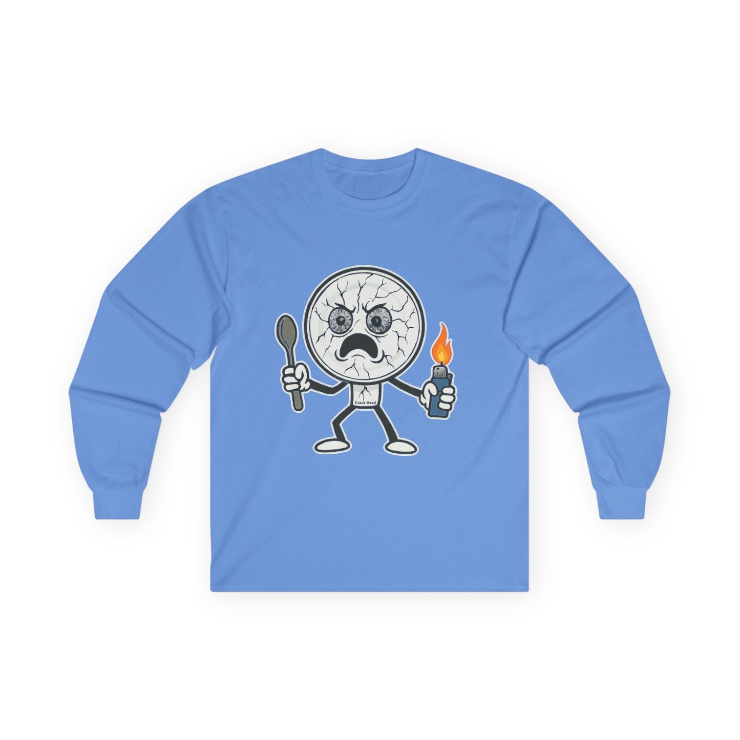 Crack Head- Long Sleeve Tee - Unisex Ultra Cotton Shirt
