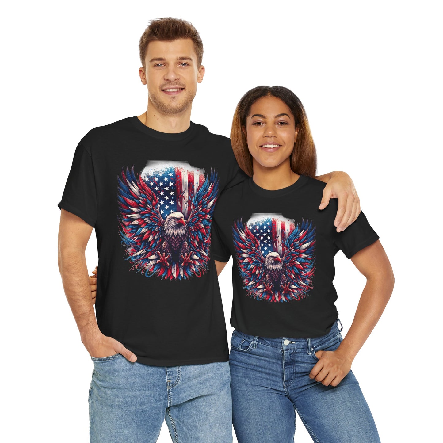 Patriotic Eagle Tee - Direct to Garment