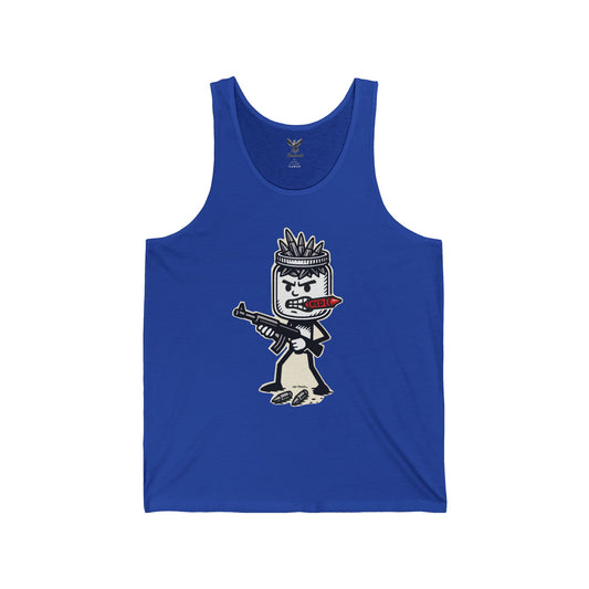 Jar Head - Unisex Jersey Tank - Bold Graphic Tee for Everyday Wear