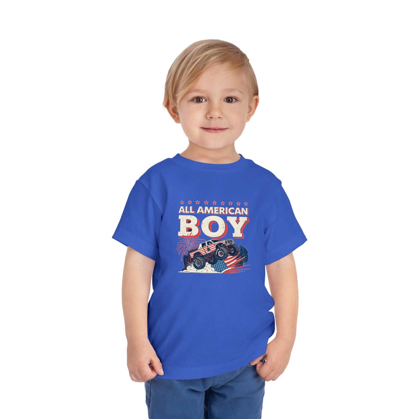 All American Boy Toddler Tee - Direct to Garment