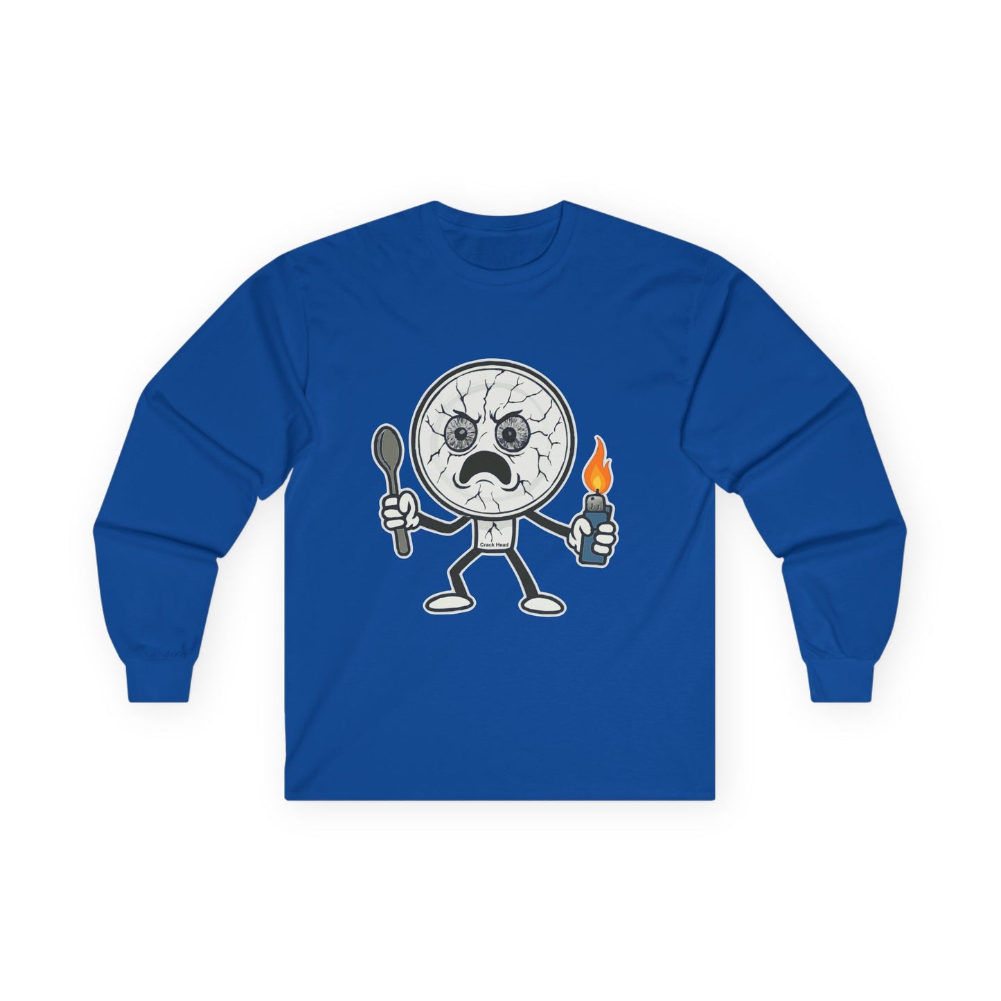 Crack Head- Long Sleeve Tee - Unisex Ultra Cotton Shirt