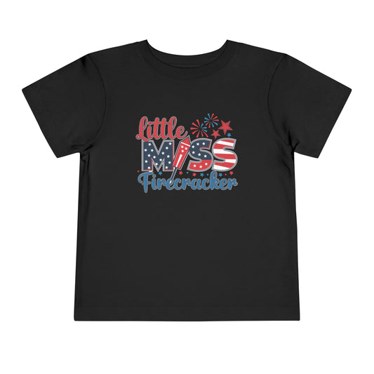 Little Miss Firecracker Toddler Tee- Direct to Garment
