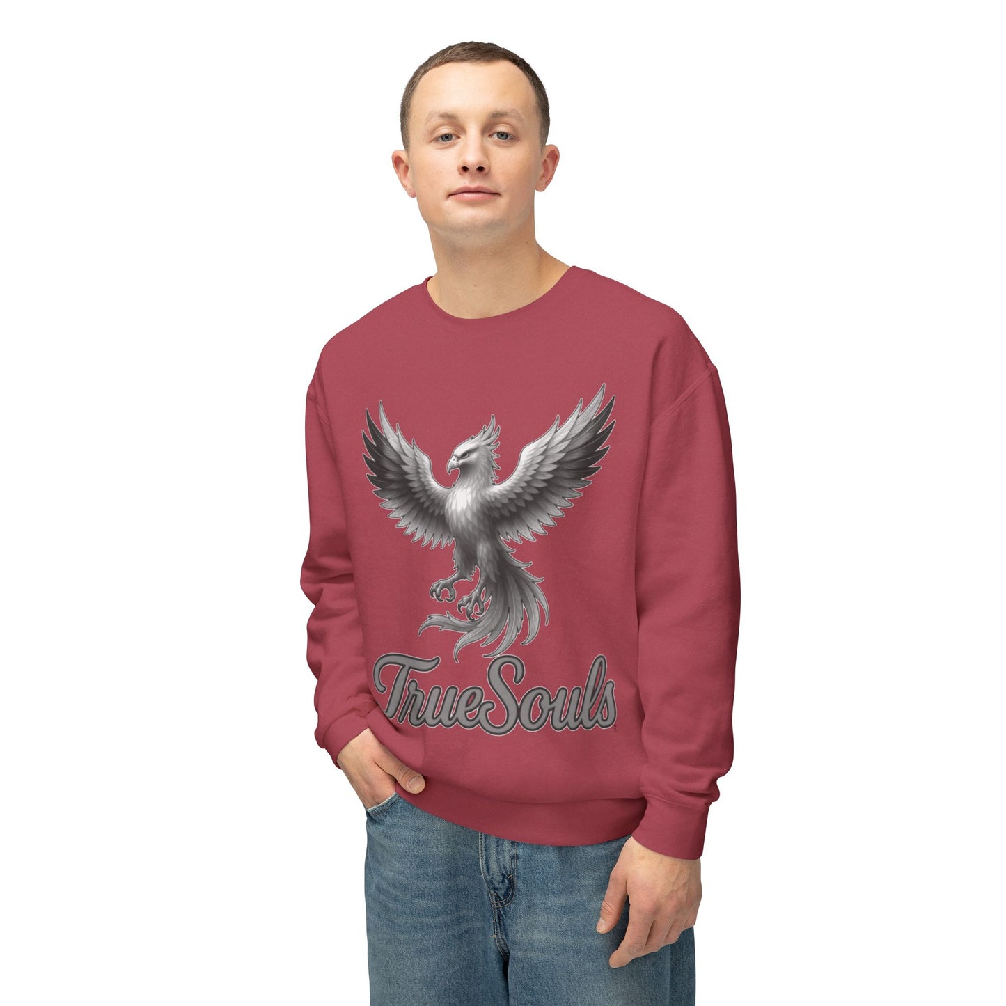 True Souls - Unisex Lightweight Crewneck Sweatshirt - Direct to Garment