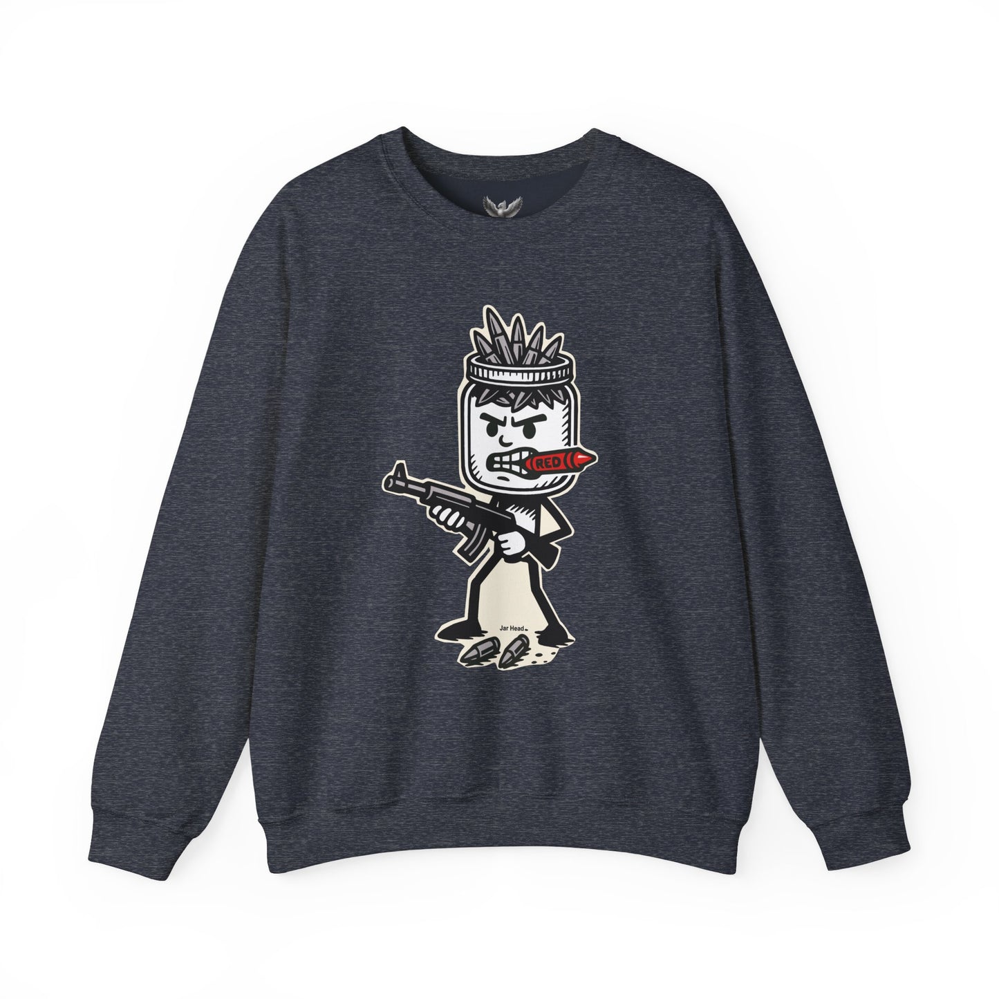 Jar Head - Unisex Crewneck Sweatshirt - Comfortable Stylish Apparel for Everyday Wear