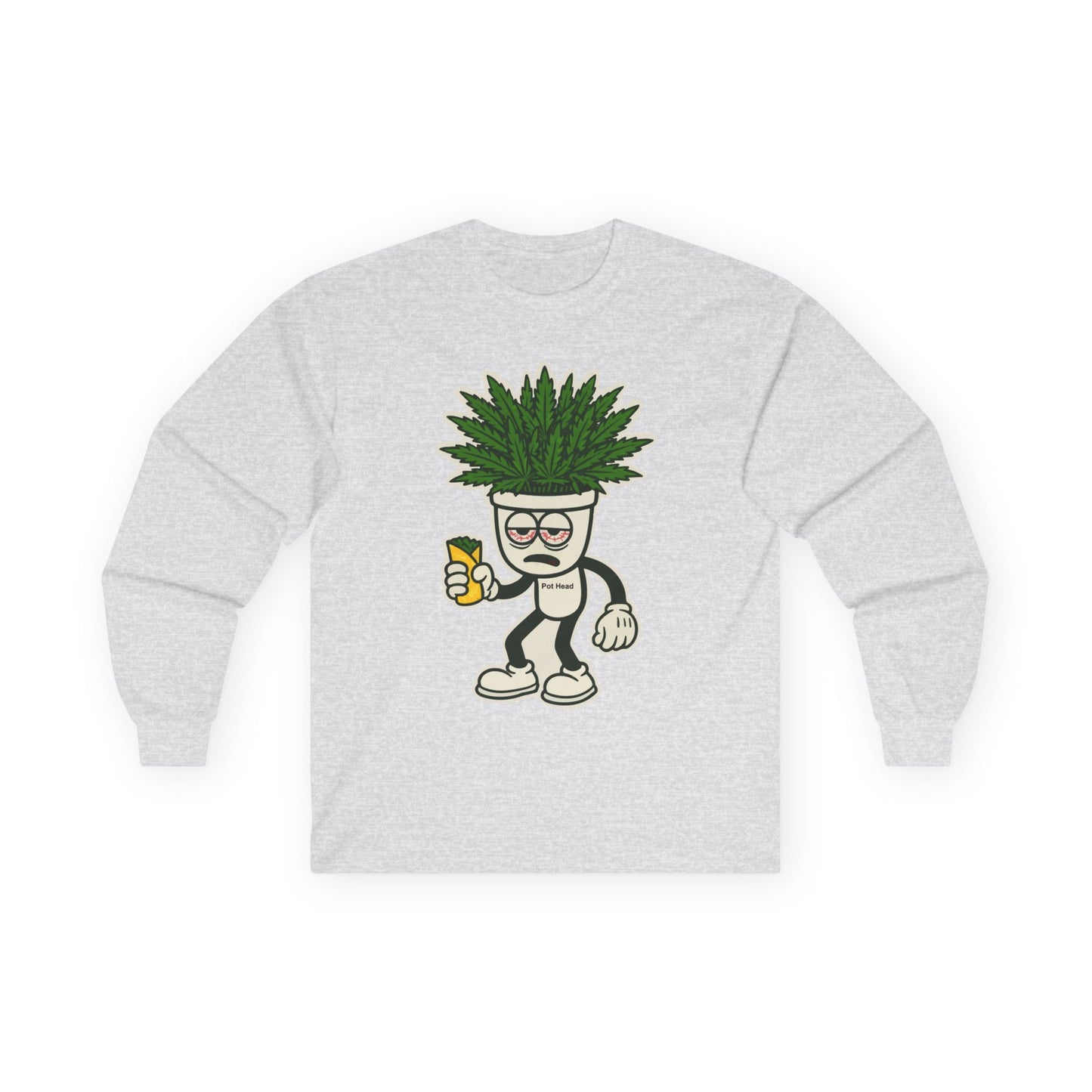 Pot Head - Long Sleeve Tee - Unisex Ultra Cotton Shirt