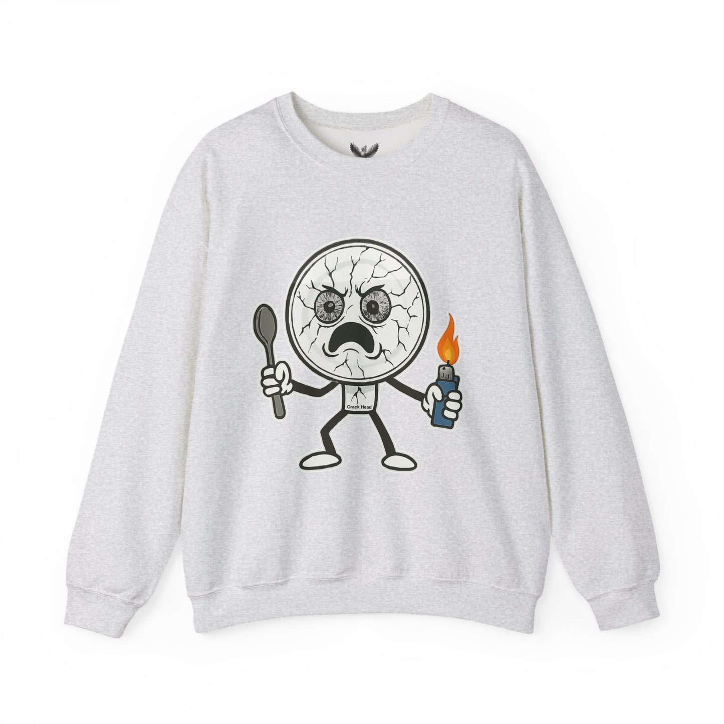 Crack Head - Unisex Crewneck Sweatshirt - Comfortable Stylish Apparel for Everyday Wear