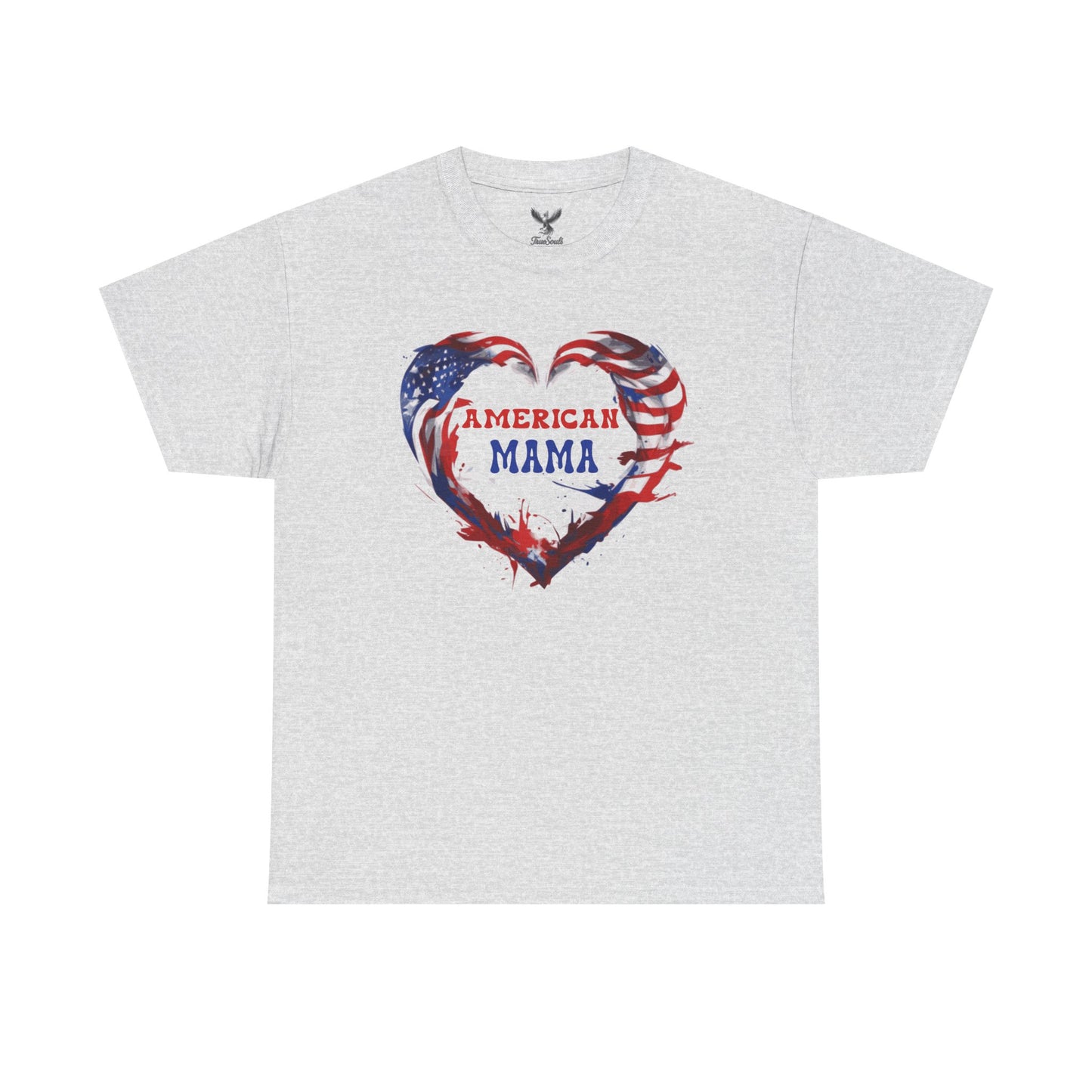 American Mama Heart Tee | Patriotic Shirt for Moms