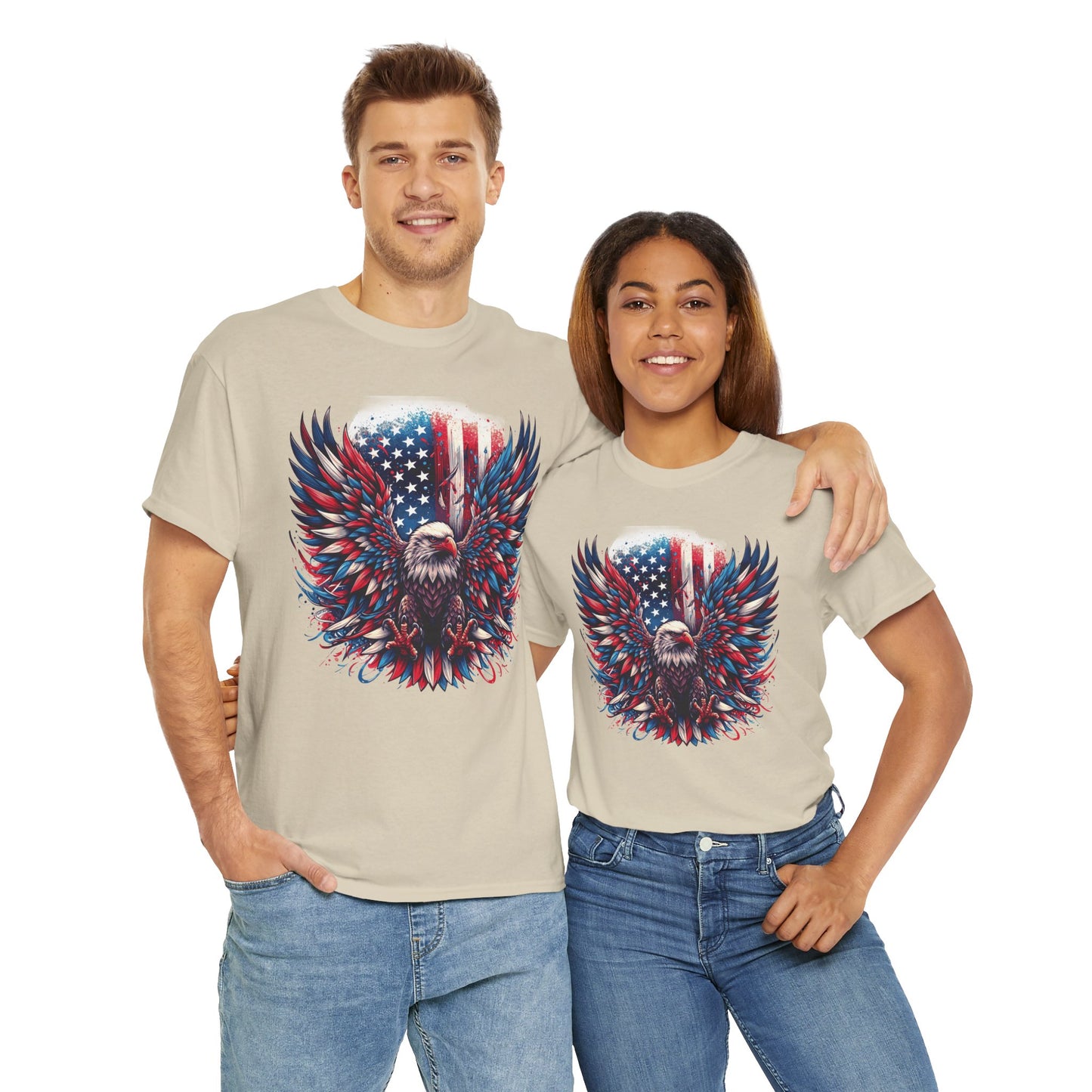 Patriotic Eagle Tee - Direct to Garment