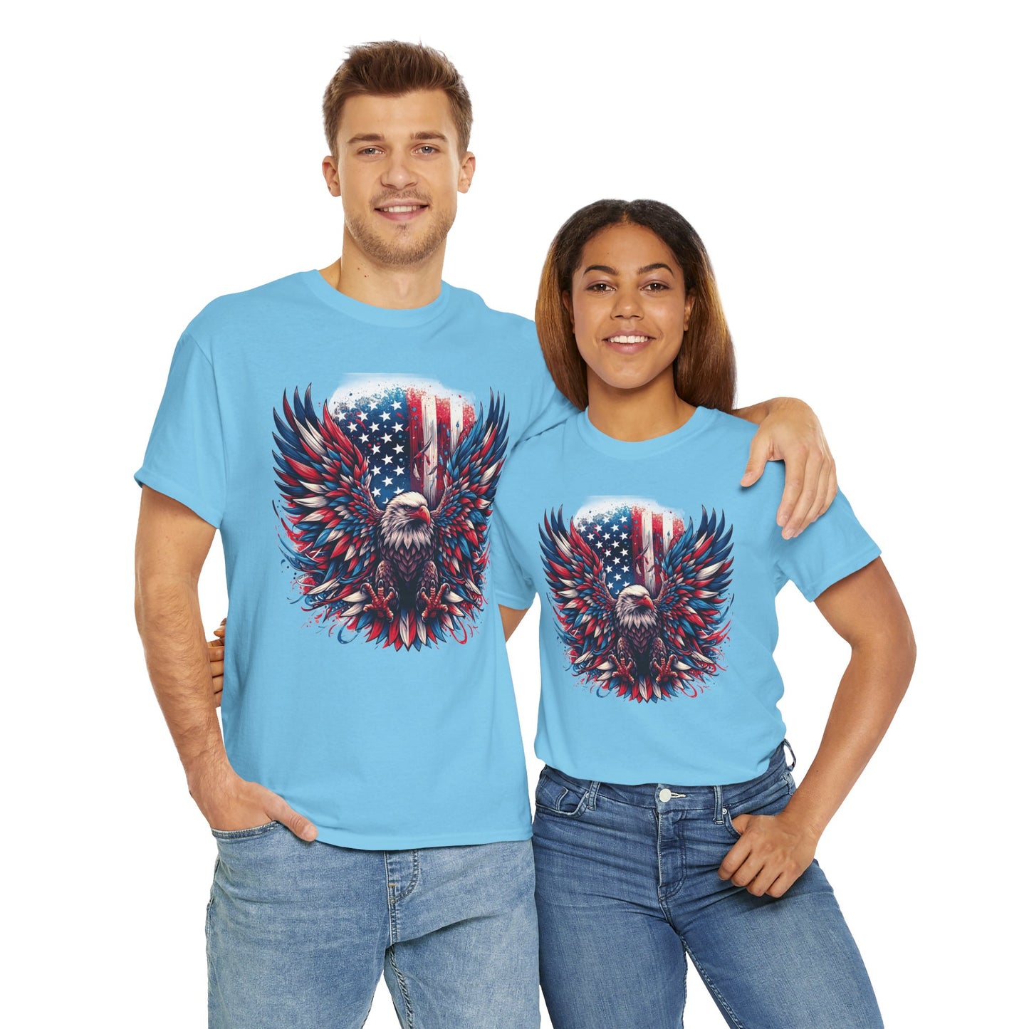 Patriotic Eagle Tee - Direct to Garment