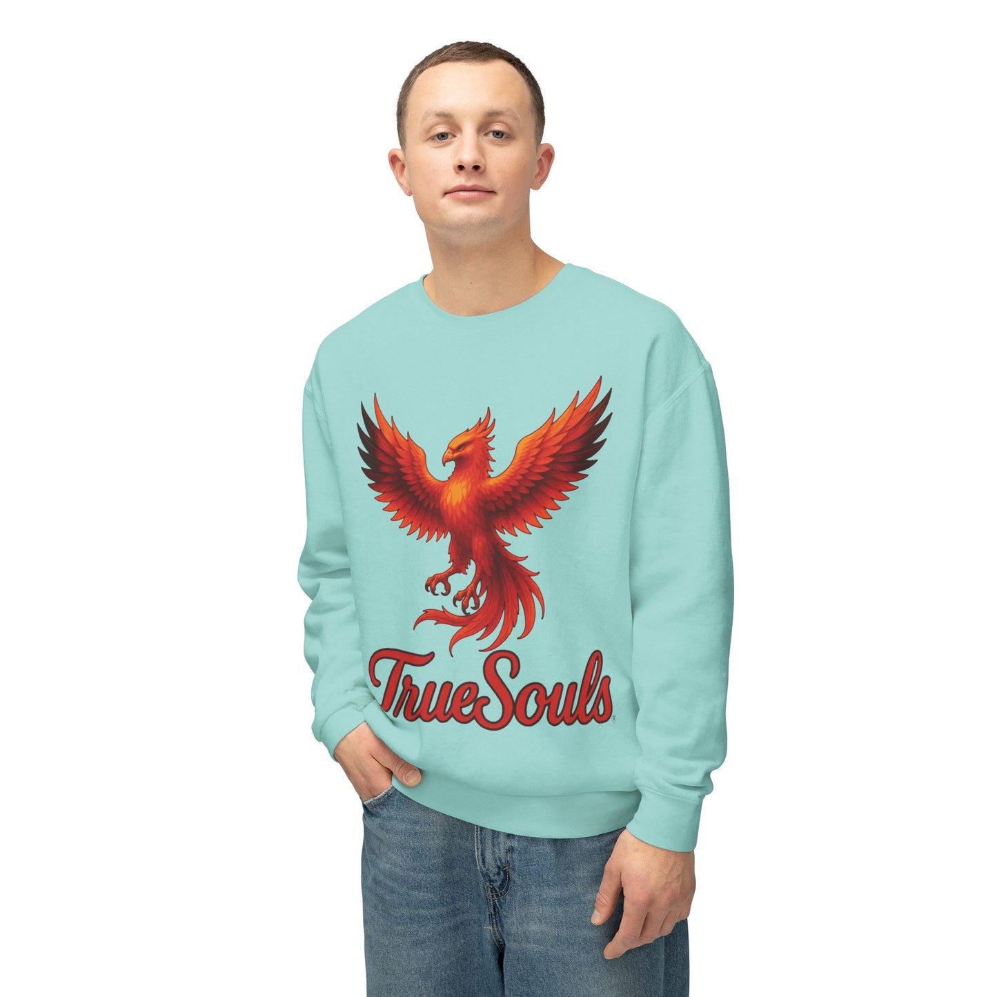 True Souls - Unisex Lightweight Crewneck Sweatshirt - Direct to Garment