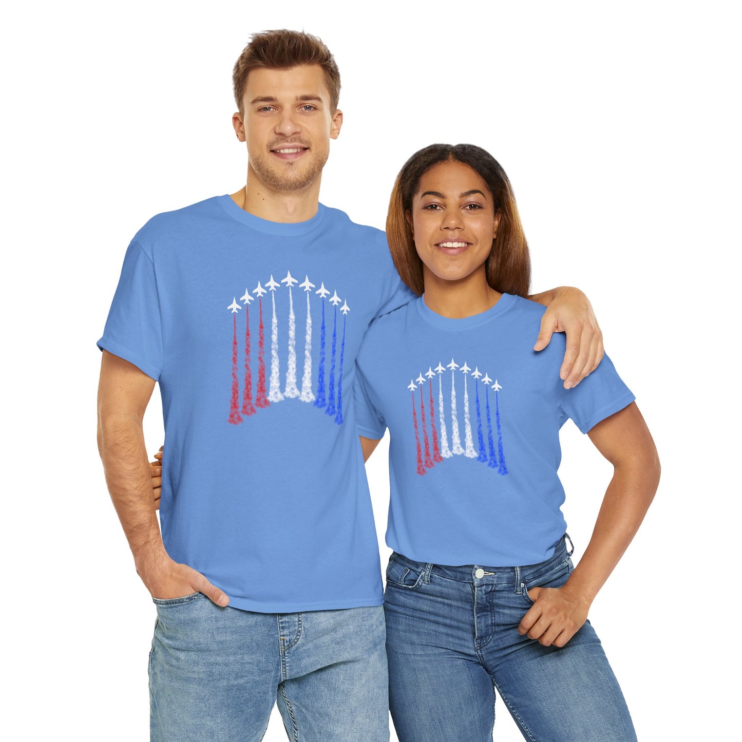 Jet Flyover Shirt Red, White and Blue - Direct to Garmnet