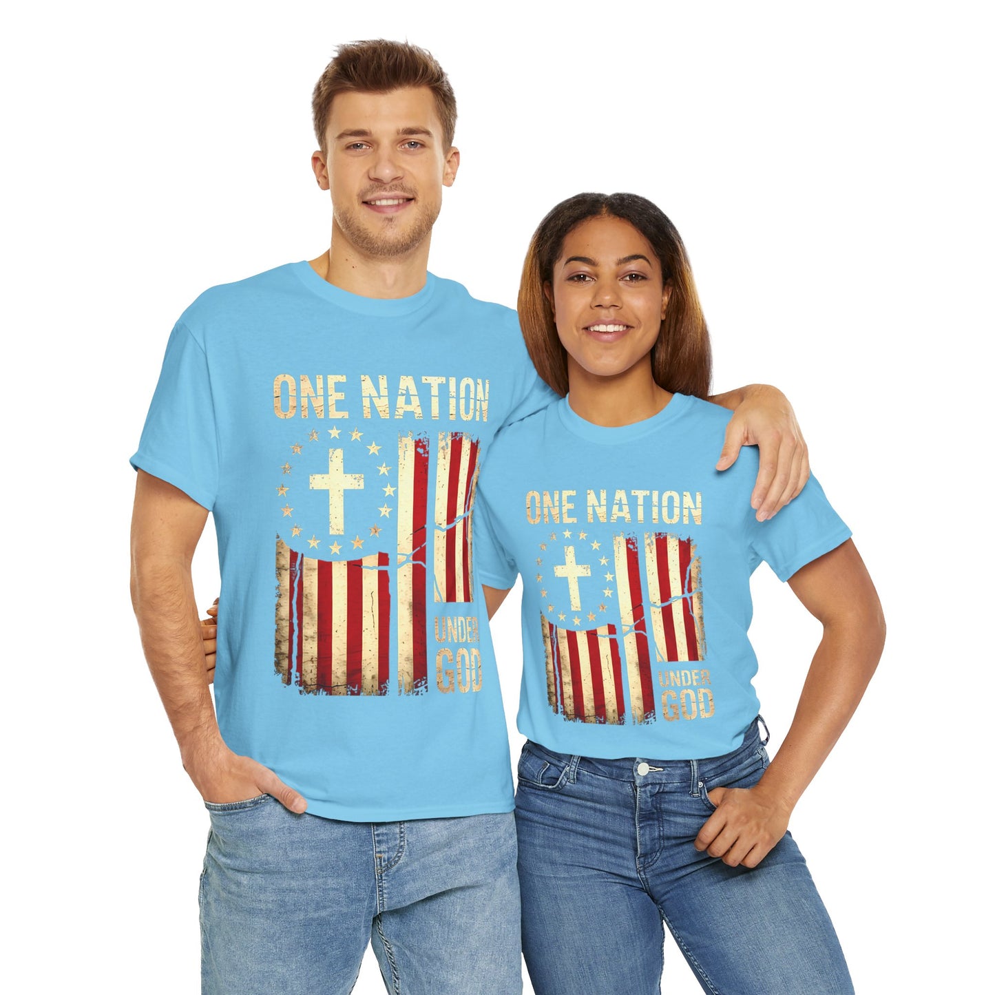 One Nation Under God Tee - Direct to Garment