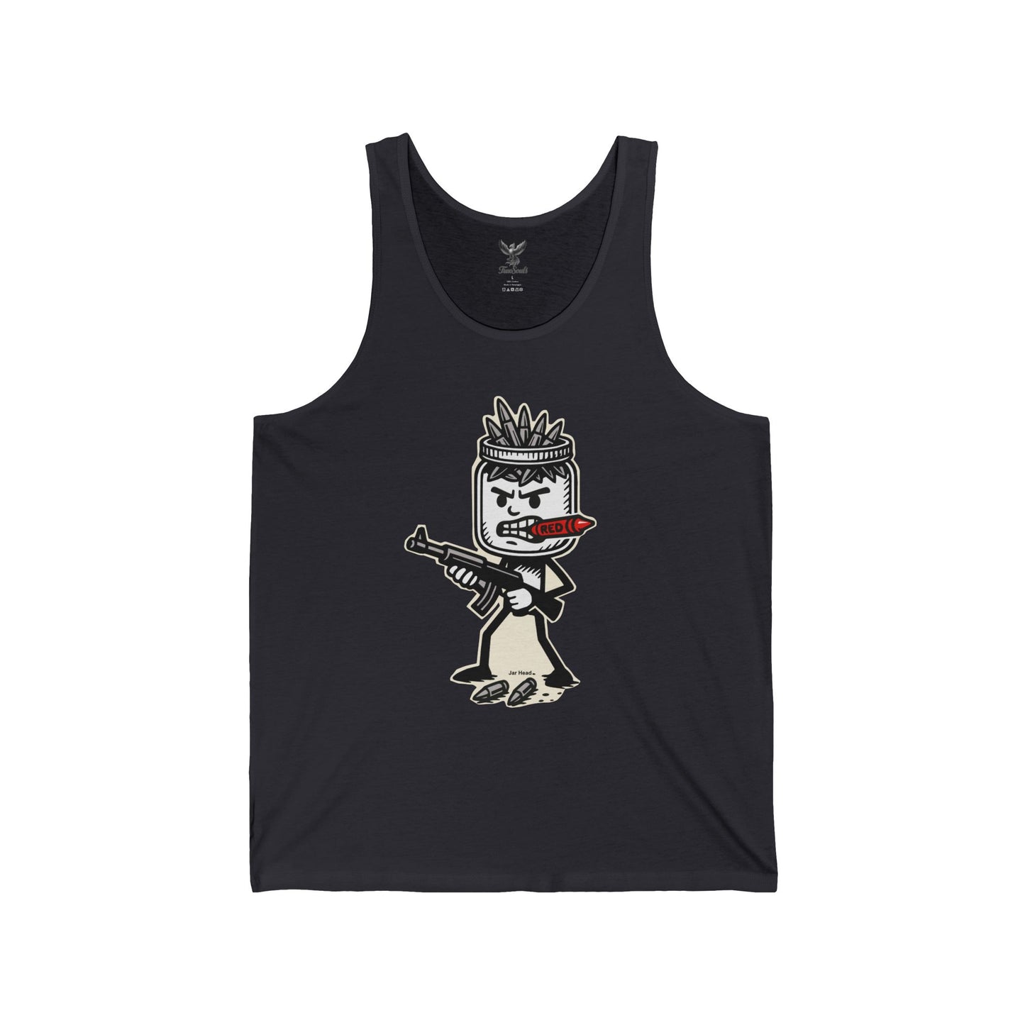 Jar Head - Unisex Jersey Tank - Bold Graphic Tee for Everyday Wear