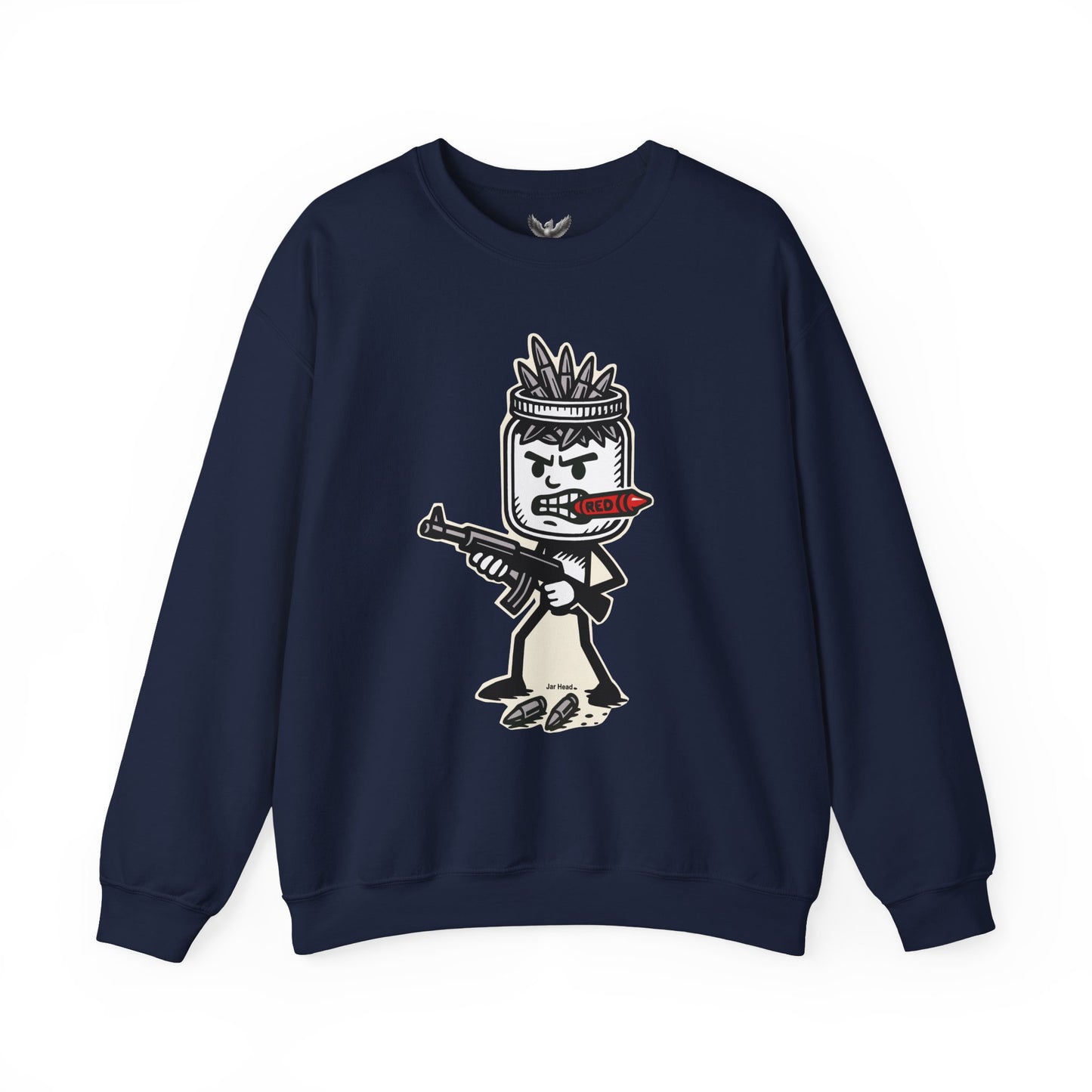 Jar Head - Unisex Crewneck Sweatshirt - Comfortable Stylish Apparel for Everyday Wear