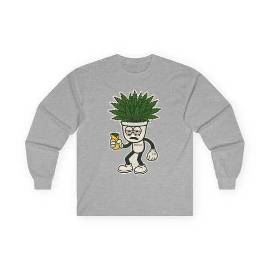 Pot Head - Long Sleeve Tee - Unisex Ultra Cotton Shirt