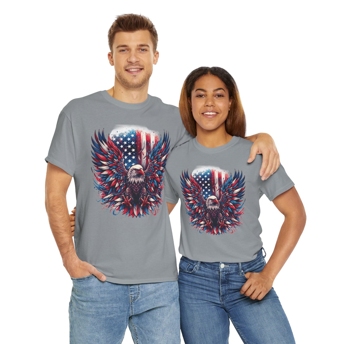Patriotic Eagle Tee - Direct to Garment