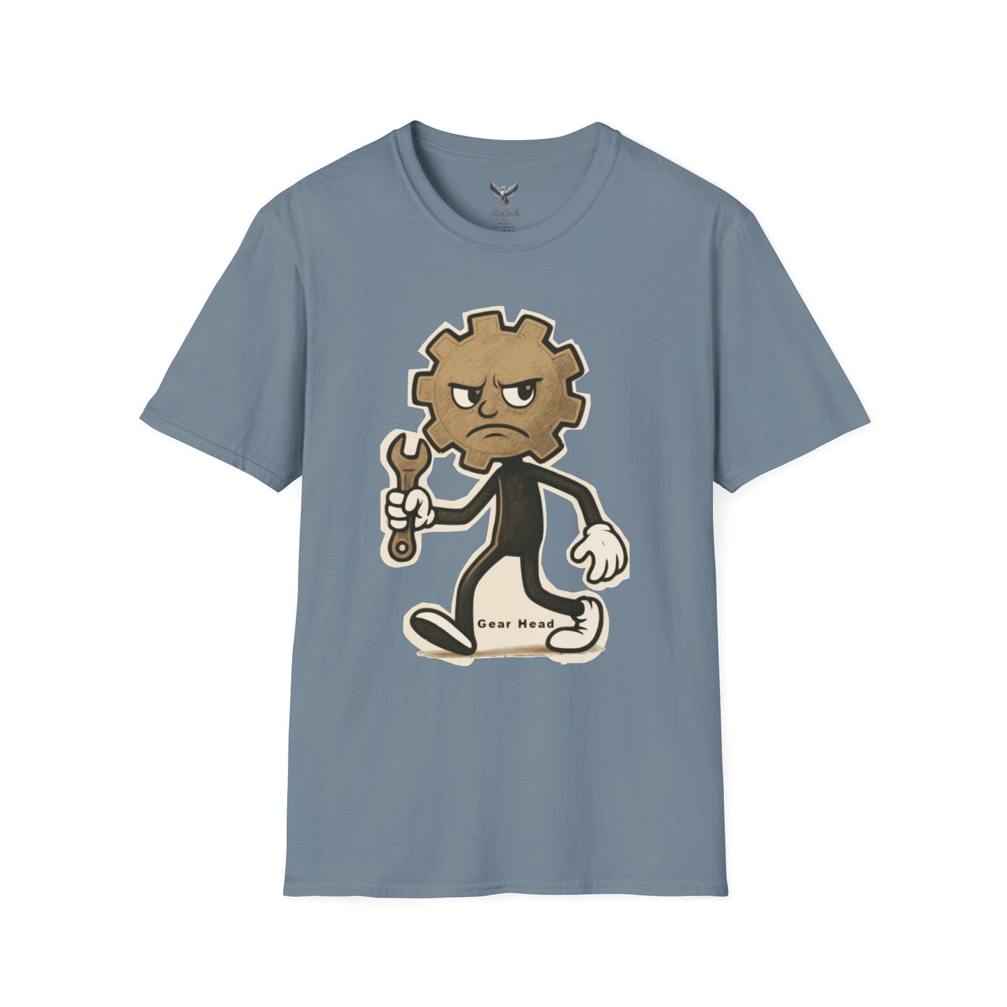 Gear Head - Funny T-Shirt - Unisex Softstyle Tee