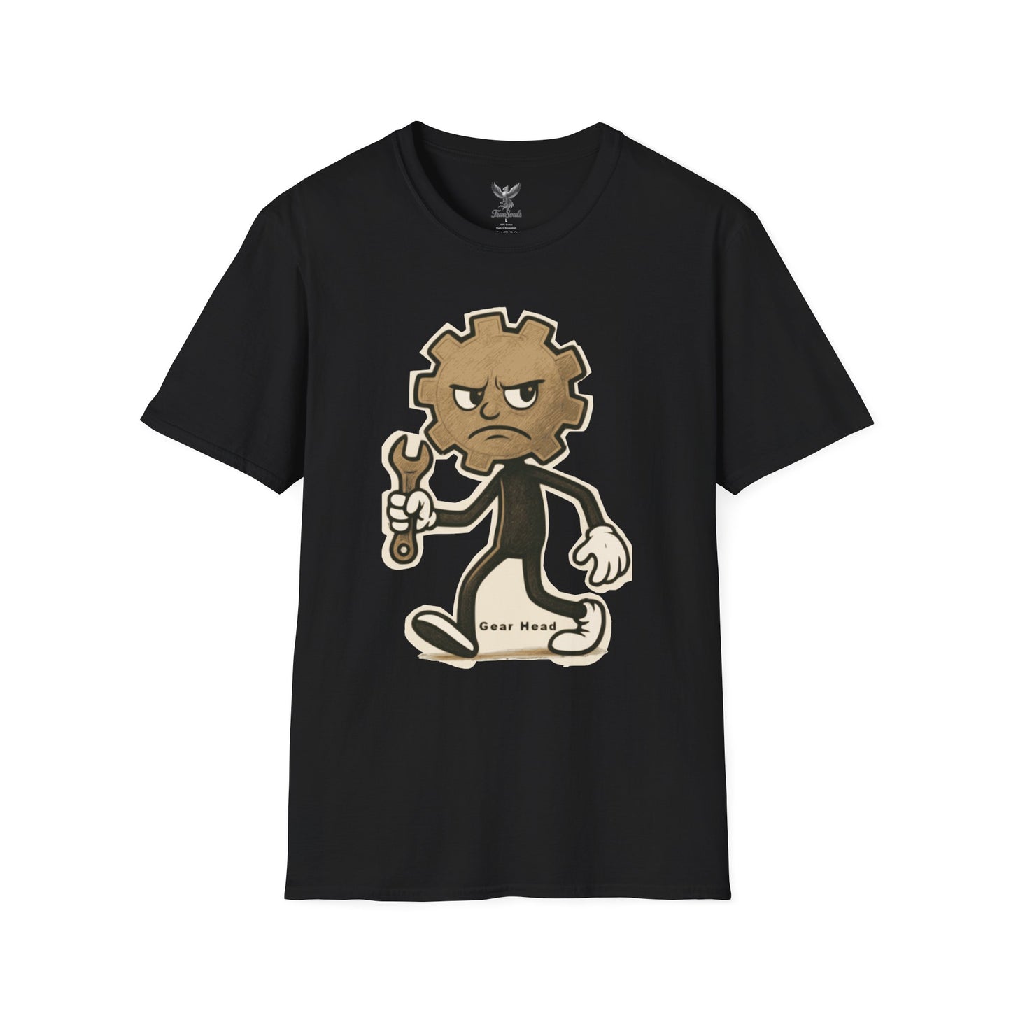 Gear Head - Funny T-Shirt - Unisex Softstyle Tee