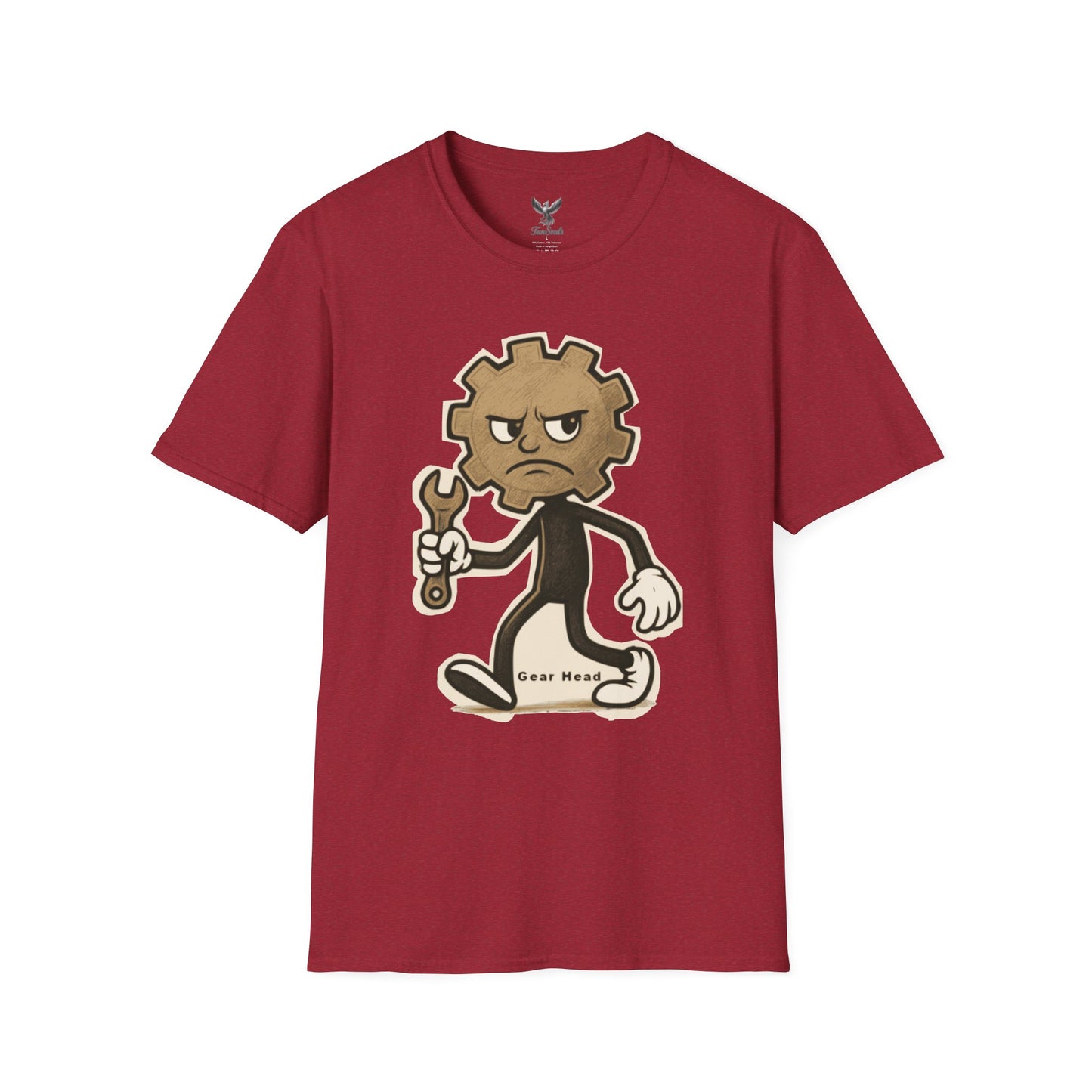 Gear Head - Funny T-Shirt - Unisex Softstyle Tee