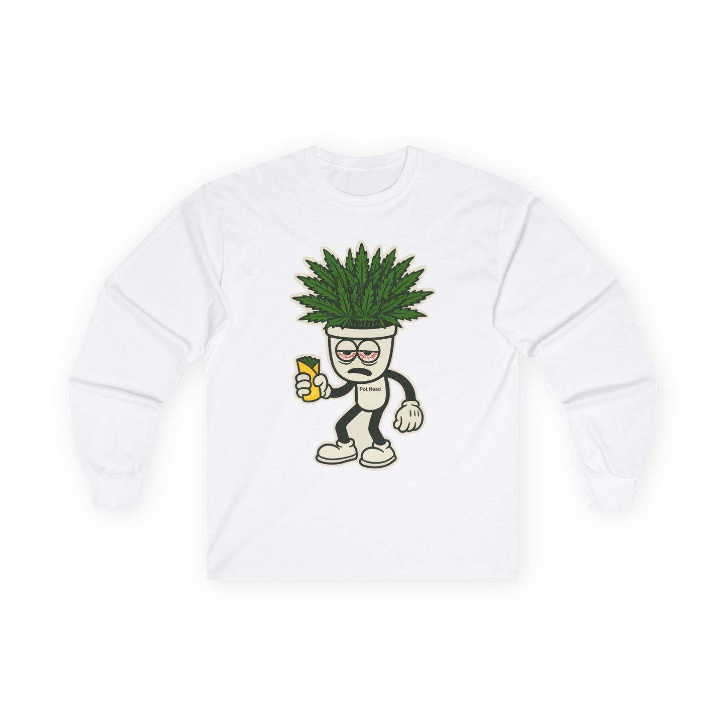 Pot Head - Long Sleeve Tee - Unisex Ultra Cotton Shirt