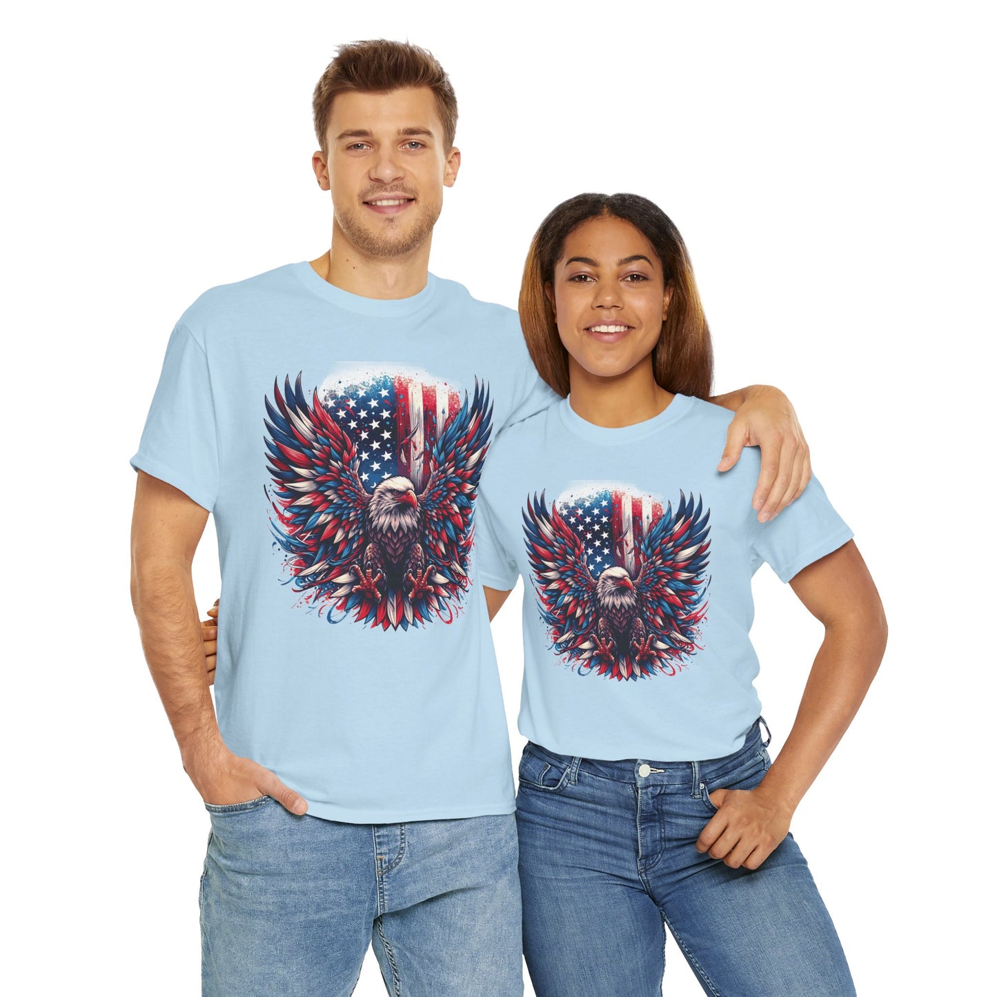 Patriotic Eagle Tee - Direct to Garment
