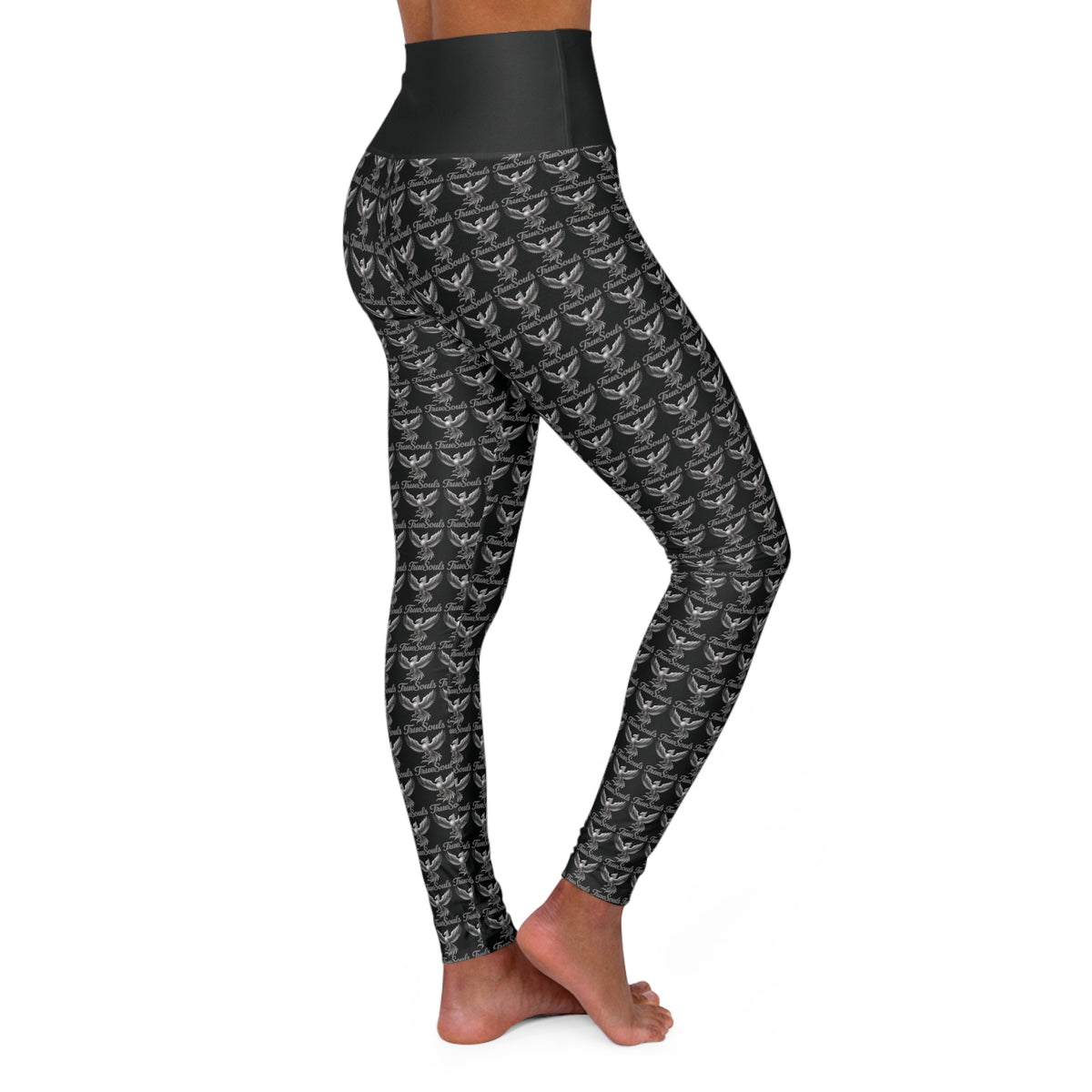 TrueSouls Logo High-Waist Yoga Leggings