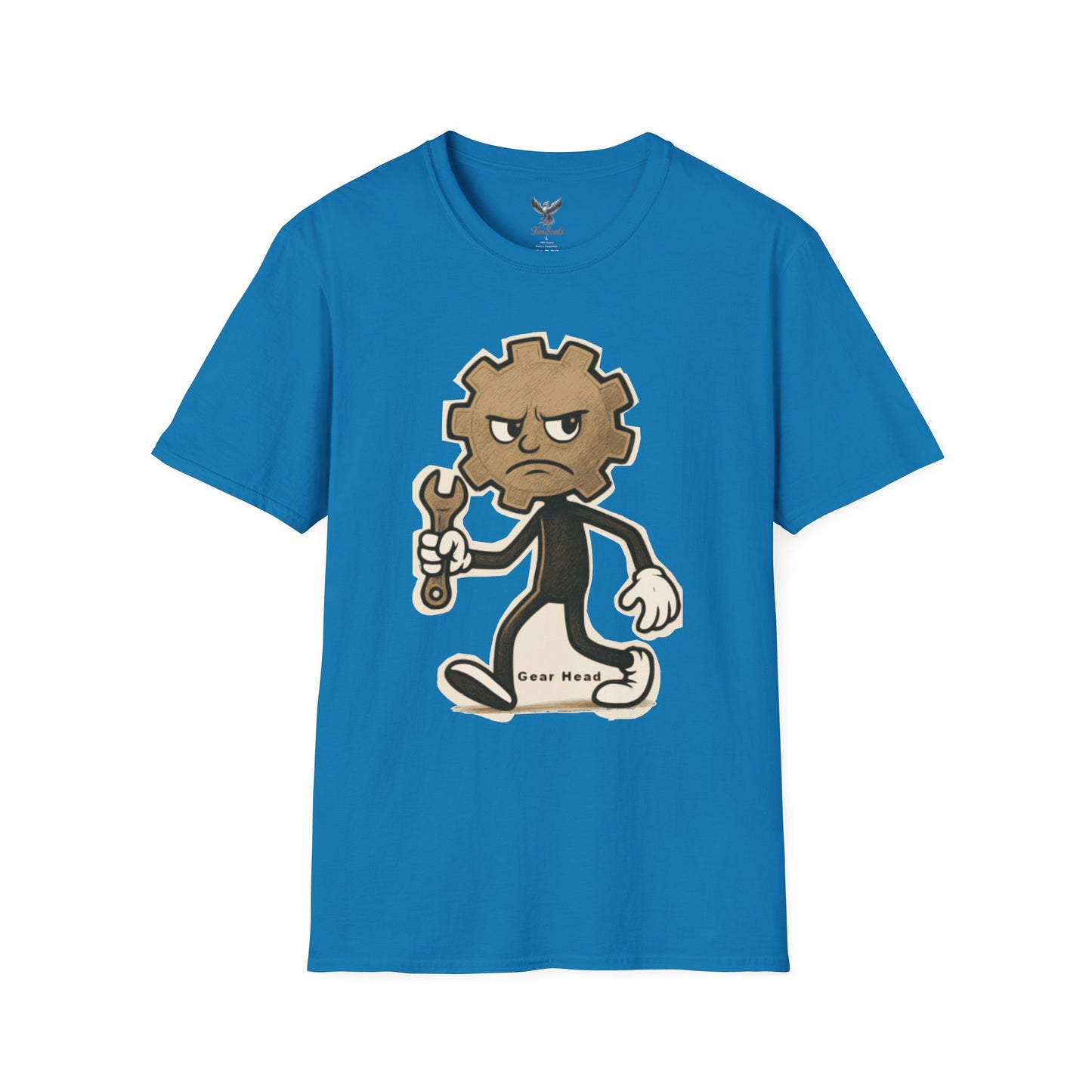 Gear Head - Funny T-Shirt - Unisex Softstyle Tee