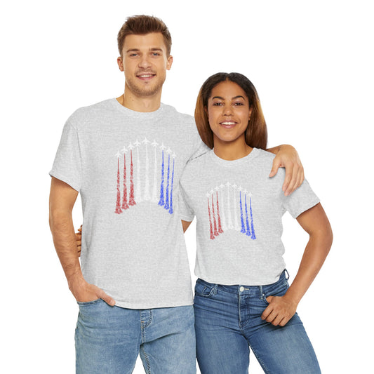 Jet Flyover Shirt Red, White and Blue - Direct to Garmnet