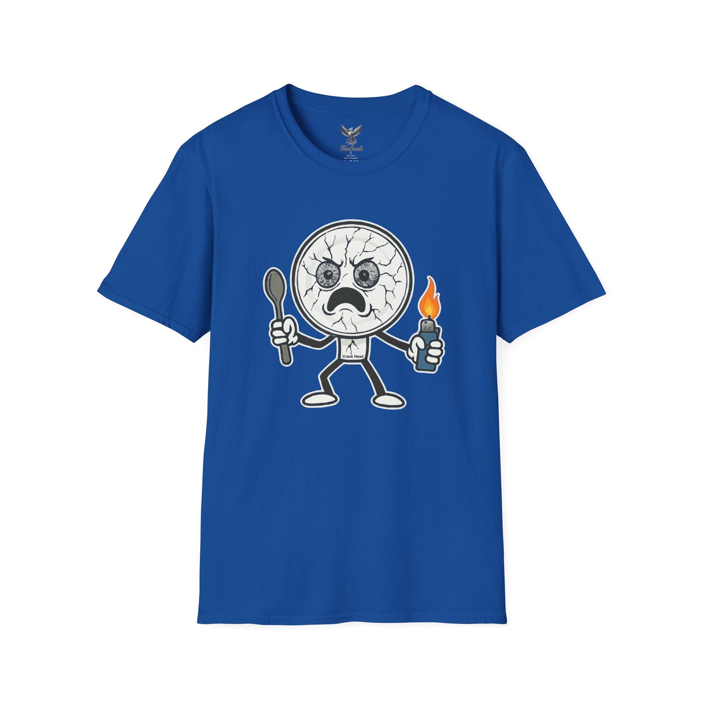 Crack Head - Funny Unisex Softstyle T-Shirt Graphic