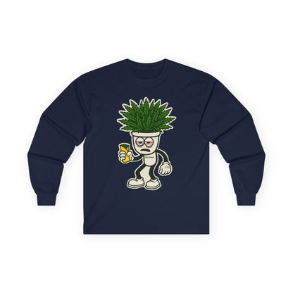 Pot Head - Long Sleeve Tee - Unisex Ultra Cotton Shirt