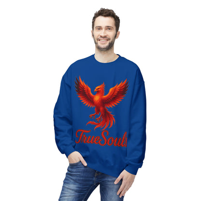 TrueSouls Red Phoenix Crewneck Sweatshirt