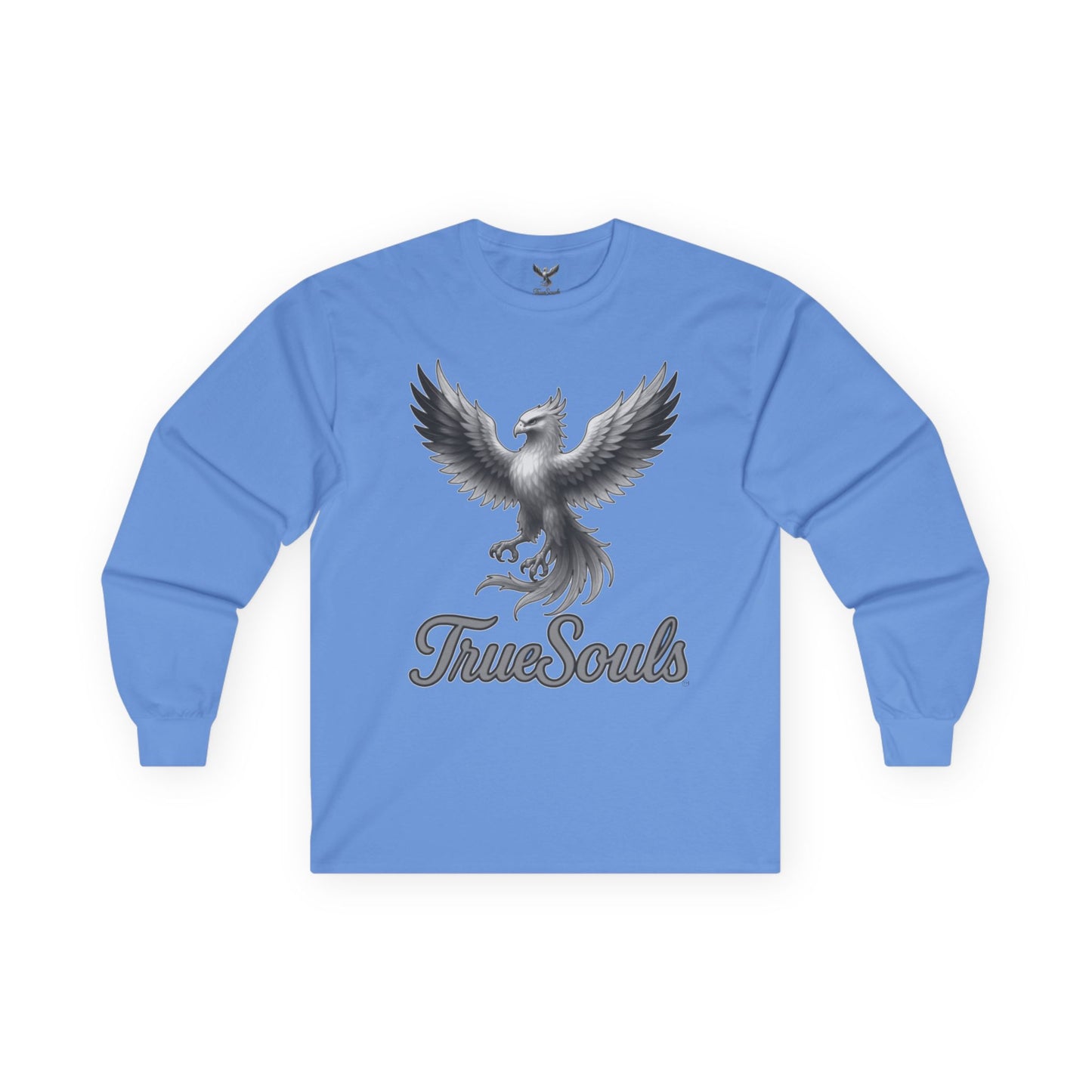 True Souls Black and White Phoenix Logo Long Sleeve Tee