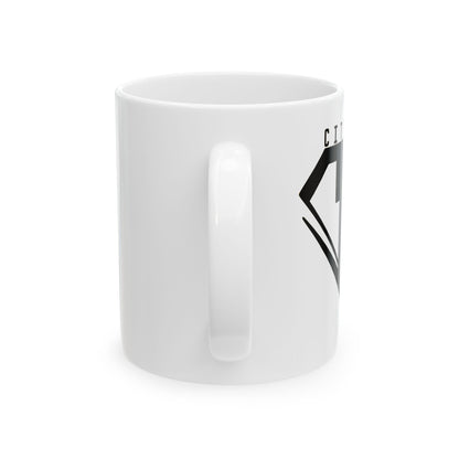 City of Steel Black Out Mug - 11oz & 15oz Ceramic Coffee Cup