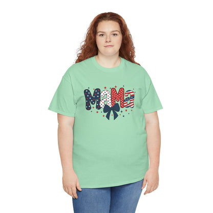 Patriotic Mama Tee - Unisex Cotton Shirt for Moms