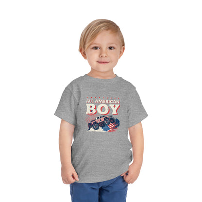 All American Boy Toddler Tee - Direct to Garment