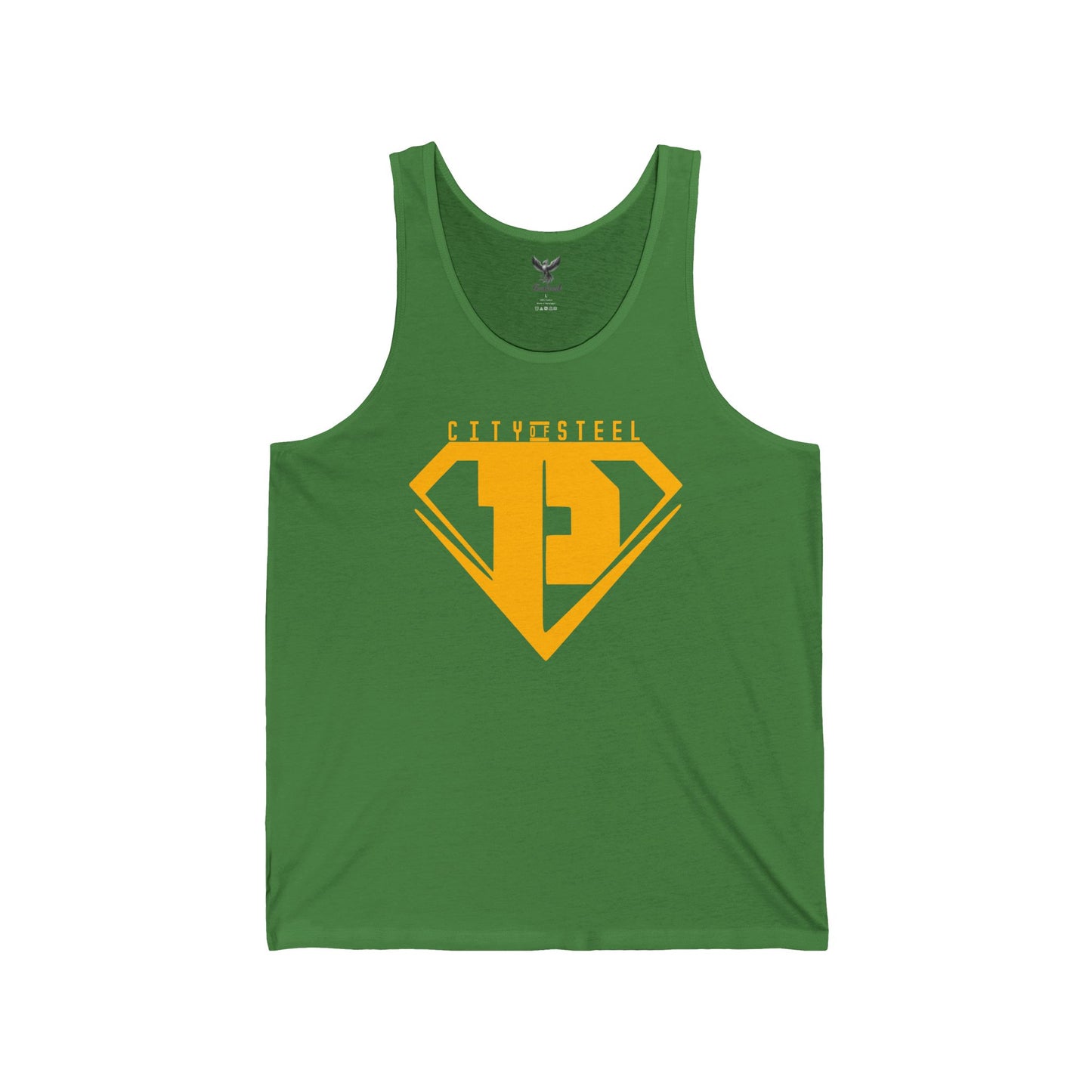 City of Steel - Unisex Jersey Tank - Bold Graphic Tee for Everyday Wear
