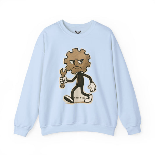 Gear Head - Unisex Crewneck Sweatshirt - Comfortable Stylish Apparel for Everyday Wear