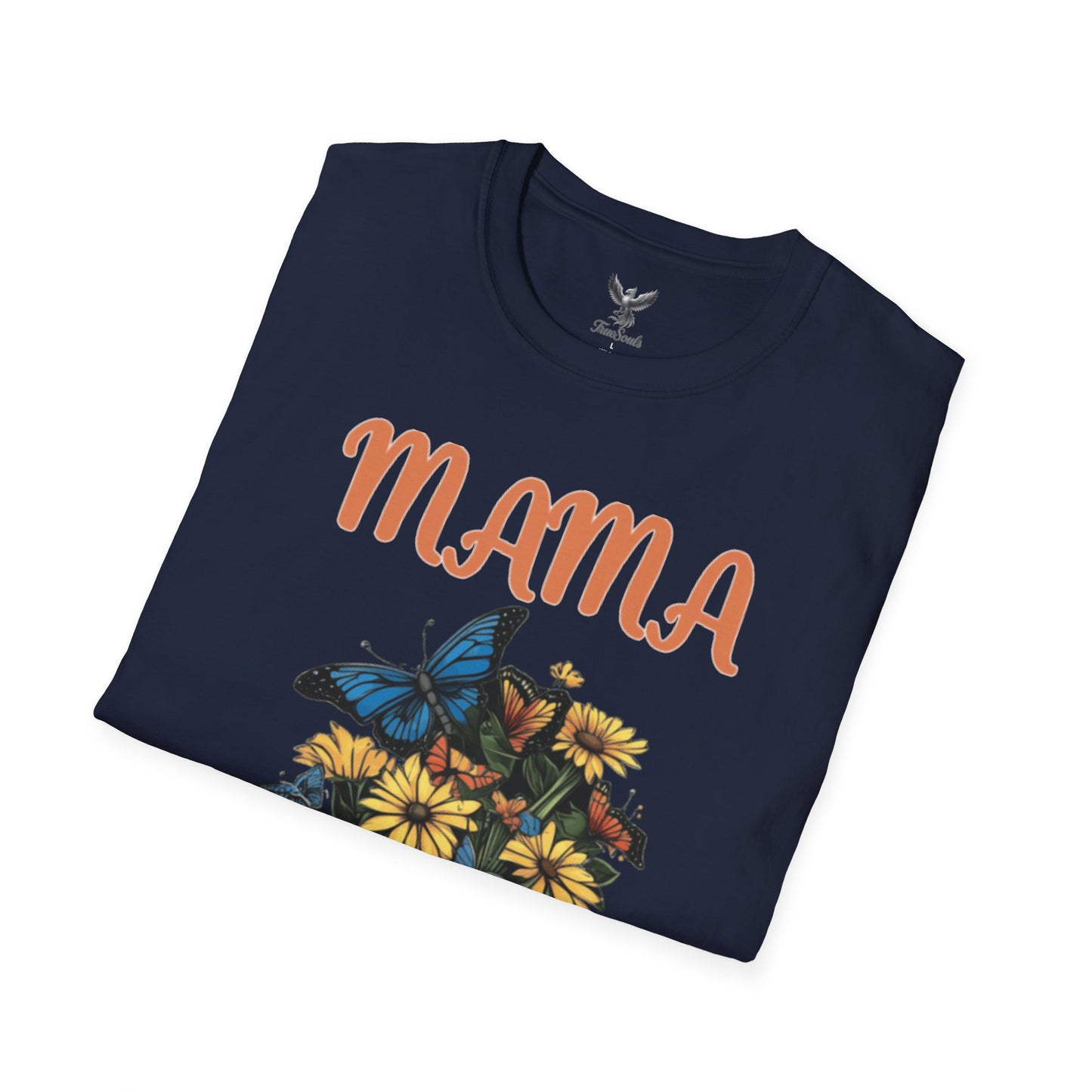 Mama - Flower Bouquet - Unisex Softstyle T-Shirt Graphic