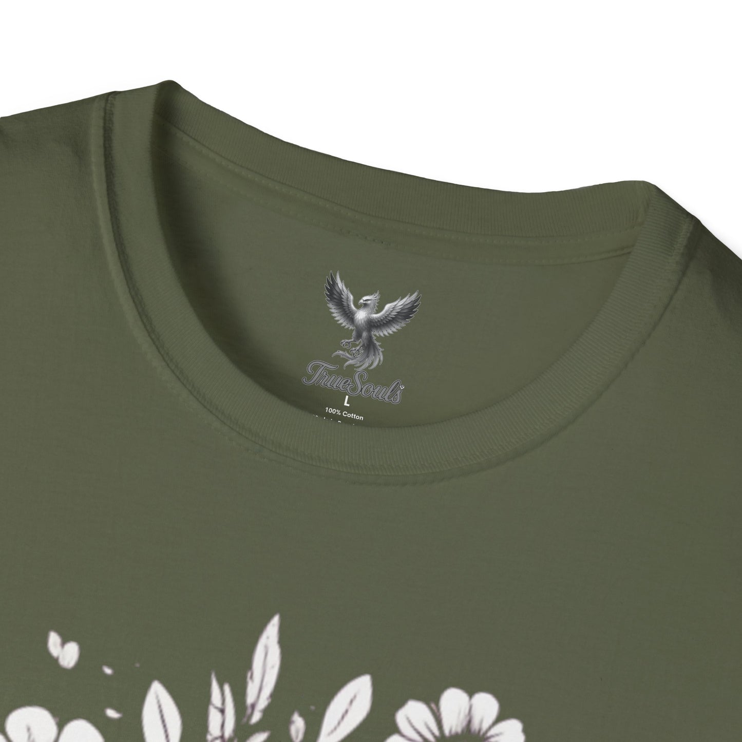 Mama- Flowers - Unisex Softstyle T-Shirt Graphic