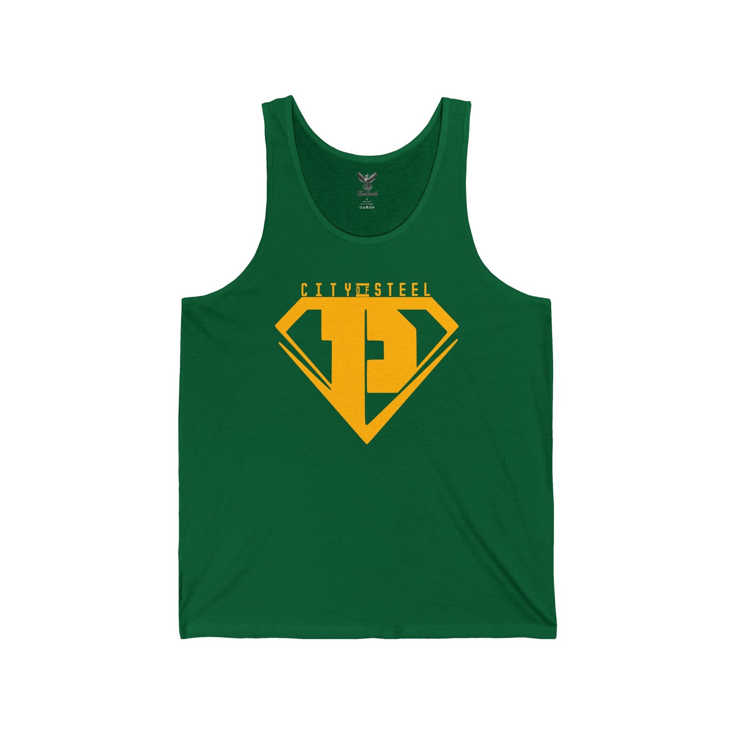 City of Steel - Unisex Jersey Tank - Bold Graphic Tee for Everyday Wear