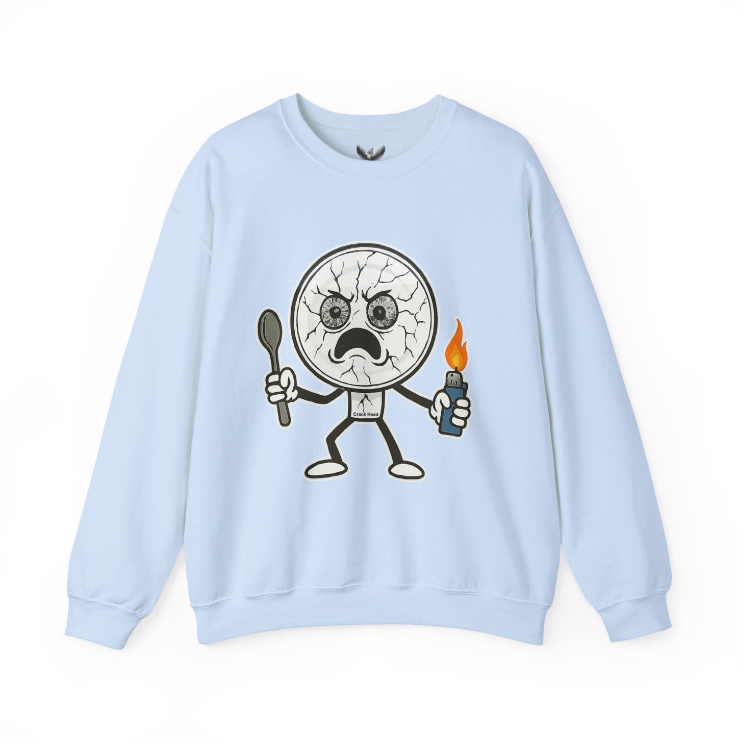 Crack Head - Unisex Crewneck Sweatshirt - Comfortable Stylish Apparel for Everyday Wear