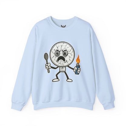 Crack Head - Unisex Crewneck Sweatshirt - Comfortable Stylish Apparel for Everyday Wear
