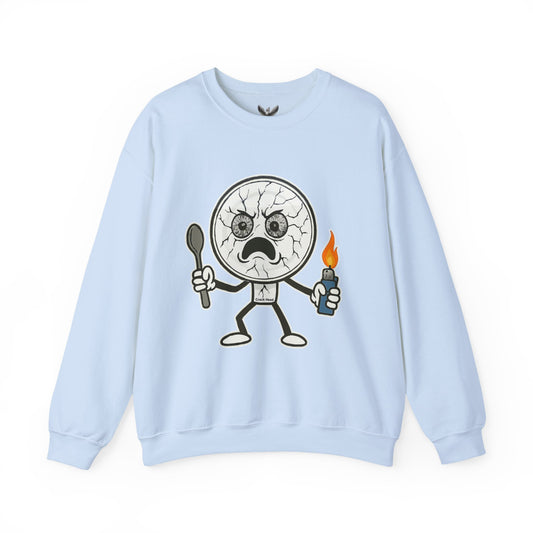 Crack Head - Unisex Crewneck Sweatshirt - Comfortable Stylish Apparel for Everyday Wear