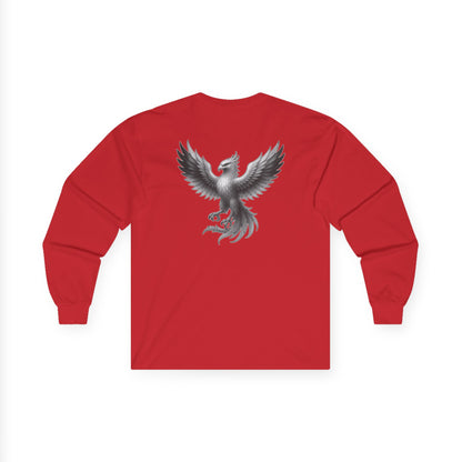 True Souls Black & White Phoenix on Back Long Sleeve Tee