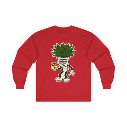 Pot Head - Long Sleeve Tee - Unisex Ultra Cotton Shirt