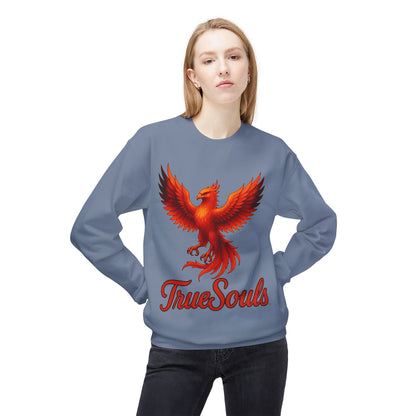 TrueSouls Red Phoenix Crewneck Sweatshirt